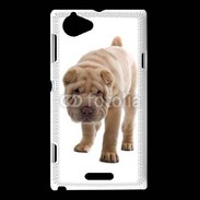 Coque Sony Xperia L Shar Pei puppy 600
