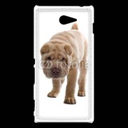 Coque Sony Xperia M2 Shar Pei puppy 600