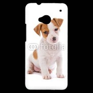 Coque HTC One Jack russel terrier puppy 800