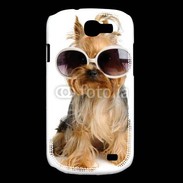 Coque Samsung Galaxy Express Yorkshire terrier avec lunettes 600