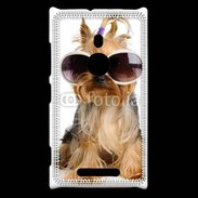 Coque Nokia Lumia 925 Yorkshire terrier avec lunettes 600