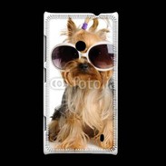 Coque Nokia Lumia 520 Yorkshire terrier avec lunettes 600
