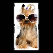 Coque Sony Xpéria Z Ultra Yorkshire terrier avec lunettes 600