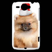 Coque HTC Wildfire G8 Chiot de noël 800