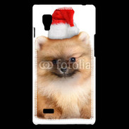 Coque LG Optimus L9 Chiot de noël 800