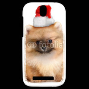 Coque HTC One SV Chiot de noël 800