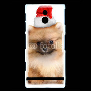 Coque Sony Xperia P Chiot de noël 800