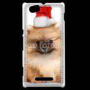 Coque Sony Xperia M Chiot de noël 800