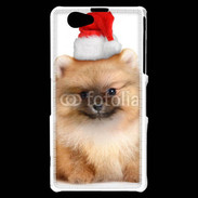 Coque Sony Xperia Z1 Compact Chiot de noël 800