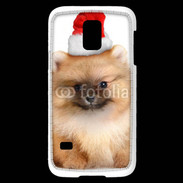 Coque Samsung Galaxy S5 Mini Chiot de noël 800