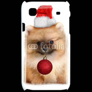 Coque Samsung Galaxy S Chiot de noël 810