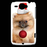 Coque HTC Wildfire G8 Chiot de noël 810