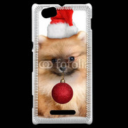 Coque Sony Xperia M Chiot de noël 810