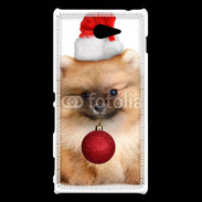 Coque Sony Xperia M2 Chiot de noël 810