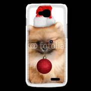 Coque LG L90 Chiot de noël 810