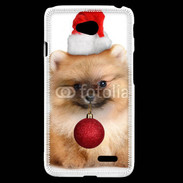 Coque LG L70 Chiot de noël 810
