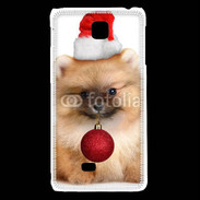 Coque LG F5 Chiot de noël 810