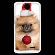 Coque HTC Desire 310 Chiot de noël 810