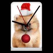 Pendule de bureau Chiot de noël 810