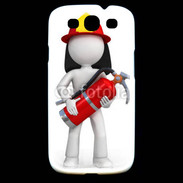 Coque Samsung Galaxy S3 Je suis un pompier 600