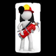 Coque LG Nexus 5 Je suis un pompier 600