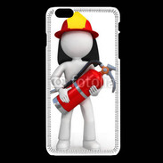 Coque iPhone 6Plus / 6Splus Je suis un pompier 600