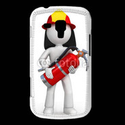 Coque Samsung Galaxy Trend Je suis un pompier 600