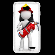 Coque LG L70 Je suis un pompier 600