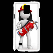Coque Samsung Galaxy Note 4 Je suis un pompier 600