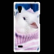 Coque LG Optimus L9 Lapin et bonnet 500