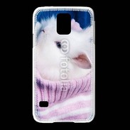 Coque Samsung Galaxy S5 Lapin et bonnet 500