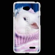 Coque LG L70 Lapin et bonnet 500