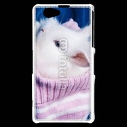 Coque Sony Xperia Z1 Compact Lapin et bonnet 500