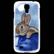 Coque Samsung Galaxy S4 Lapin dans un mug bleu