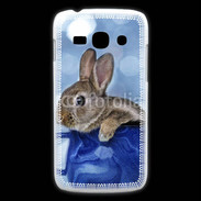 Coque Samsung Galaxy Ace3 Lapin dans un mug bleu