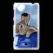 Coque Nokia Lumia 625 Lapin dans un mug bleu
