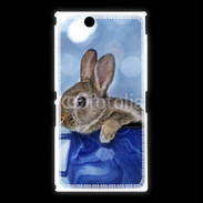 Coque Sony Xpéria Z Ultra Lapin dans un mug bleu