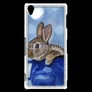 Coque Sony Xperia Z3 Lapin dans un mug bleu