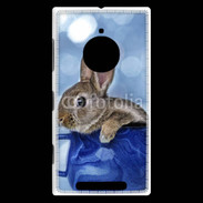Coque Nokia Lumia 830 Lapin dans un mug bleu