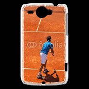 Coque HTC Wildfire G8 Match de tennis sur terre battue : service