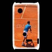 Coque Sony Xperia Typo Match de tennis sur terre battue : service