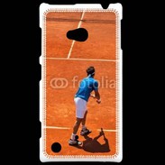 Coque Nokia Lumia 720 Match de tennis sur terre battue : service