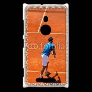 Coque Nokia Lumia 925 Match de tennis sur terre battue : service