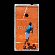 Coque Nokia Lumia 520 Match de tennis sur terre battue : service