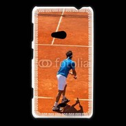 Coque Nokia Lumia 625 Match de tennis sur terre battue : service