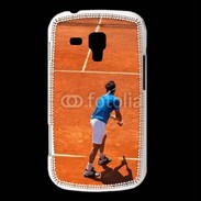 Coque Samsung Galaxy Trend Match de tennis sur terre battue : service