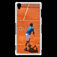 Coque Sony Xperia Z3 Match de tennis sur terre battue : service