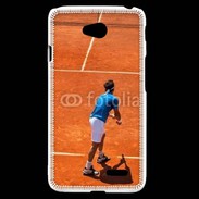 Coque LG L70 Match de tennis sur terre battue : service