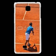 Coque LG F5 Match de tennis sur terre battue : service