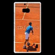 Coque Nokia Lumia 930 Match de tennis sur terre battue : service